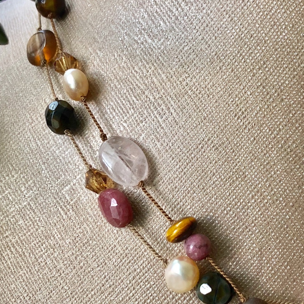 J.Crew Gemstone Necklace - Picture 4 of 8